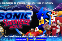 (16/10 14h) Sonic, O Herói Veloz no Teatro!
