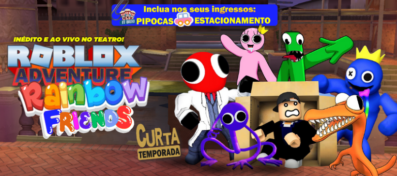 Roblox Adventure é a super aventura que todos estavam esperando no Teatro e  o melhor: Ao vivo! – Fala Caragua