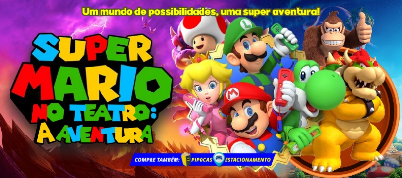 SHOPPING METRÔ TUCURUVI EXIBE AS AVENTURAS DO SUPER MARIO BROS – O