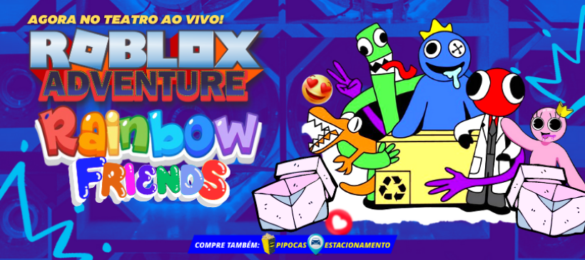 29/07) Roblox Adventure - IngressoLive - Plataforma Online de Eventos