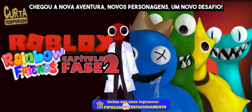 Dos games para o teatro, 'Roblox: Rainbow Friends' é atração em