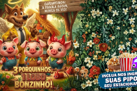 (27/09) Três Porquinhos, Um Lobo Bonzinho