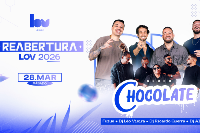 LOV in CHOCOLATE - 28/03 (SÁBADO) Reabertura da LOV 2026 SHOW NACIONAL