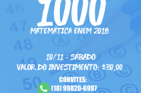 Nota 1000 Matemática Enem 2018
