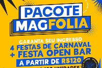 PACOTE MAGFOLIA (4 festas + 1 festa OPEN BAR)