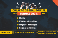 Colação de Grau oficial UNISUAM - 08 de Março - Sábado - 10H