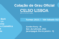 Colação de Grau CELSO LISBOA - 02 de SET - SAB - 10H