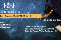 Colação de Grau FASF - 29 de Janeiro - Quarta - às 19H