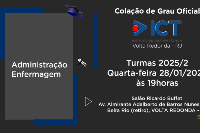 Colação de Grau Oficial Instituto de Cultura Técnica ICT- 28 de Janeiro - Quarta - 19 horas