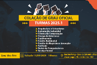Colação de Grau oficial UNISUAM - 13 de Setembro - Sábado às - 10HORAS