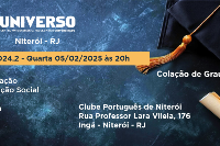 Colação de Grau Oficial Universo Niterói - 05 de Fevereiro - Quarta - às 20H