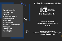 Colação de Grau - Castelo Branco - 08 de Agosto - Sexta às 20h