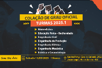 Colação de Grau oficial UNISUAM - 13 de Setembro - Sábado às - 15HORAS