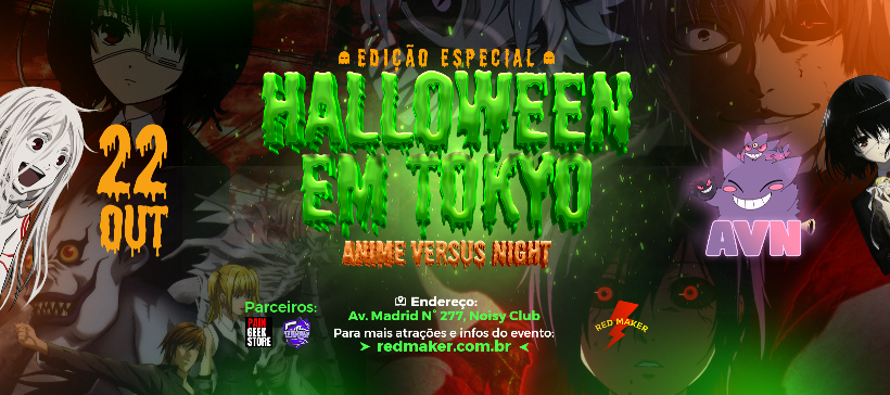 Anime versus Night - IngressoLive - Plataforma Online de Eventos