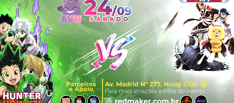 Anime versus Night - IngressoLive - Plataforma Online de Eventos