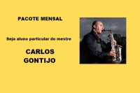 PACOTE MENSAL - Aula particular com o mestre CARLOS GONTIJO