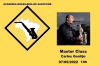MASTER CLASS DE SAXOFONE com CARLOS GONTIJO - 07/05/2022 - 10h