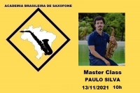 MASTER CLASS DE SAXOFONE com PAULO SILVA - 13/11/2021 - 10h